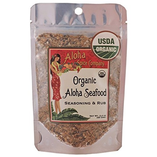 Organic Aloha Seafood Seasoning &Amp; Rub 4 Pack