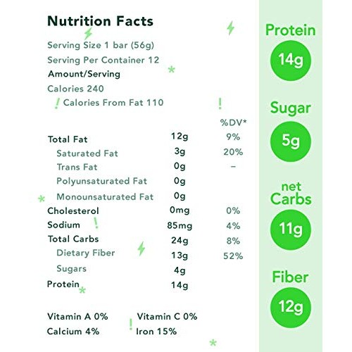 Aloha Organic Plant Based Protein Bars |Peanut Butter Chocolate