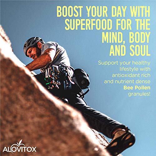 Alovitox Bee Pollen Granules | 100% Pure, Natural Raw Bee Pollen Alovitox Bee Pollen Granules | 100% Pure, Natural Raw Bee Pollen