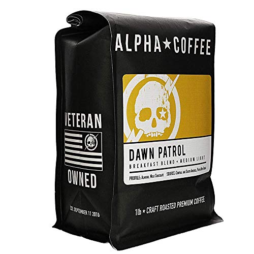 Alpha Coffee - Dawn Patrol - 1 Lb Premium Gourmet Craft Light Ro