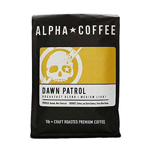 Alpha Coffee - Dawn Patrol - 1 Lb Premium Gourmet Craft Light Ro
