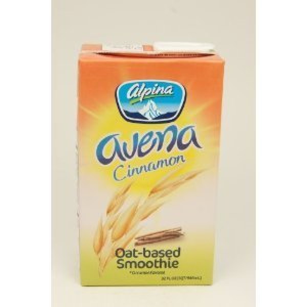 Alpina Oat-based Smoothie Cinnamon Flavor 32 oz Pack of 6