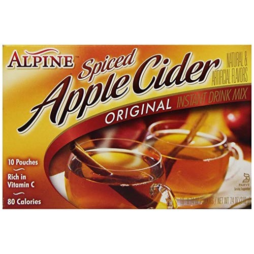 Alpine Spiced Cider Spiced Cider Apple Flavor Drink Mix, 10 Ct -