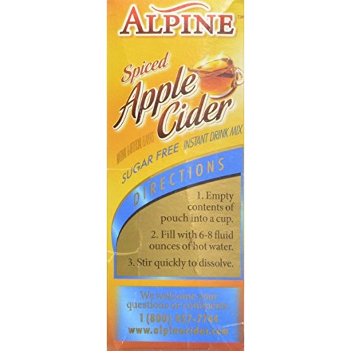 Alpine Spiced Apple Cider Sugar Free-10 Pack