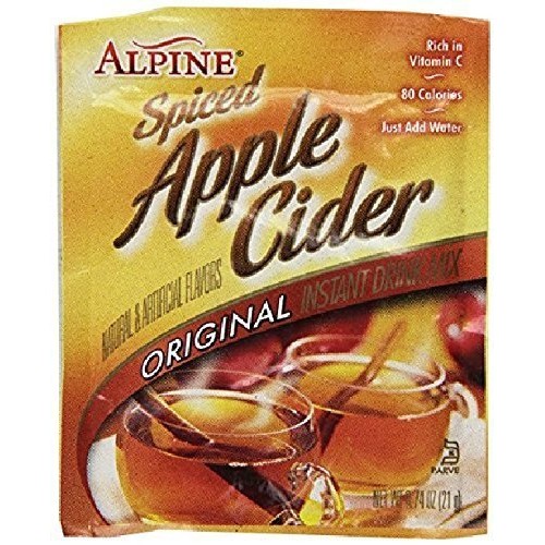 Alpine Spiced Apple Cider Drink Mix, Original, 0.74 Oz, 60 Count