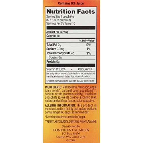 Alpine Sugar-Free Spiced Apple Cider Mix - Pack of 2