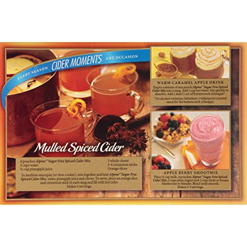 Alpine Sugar-Free Spiced Apple Cider Mix - Pack of 2