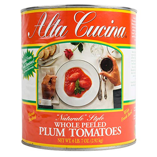 Alta Cucina Whole Plum Tomatoes #10, Pack Of 6