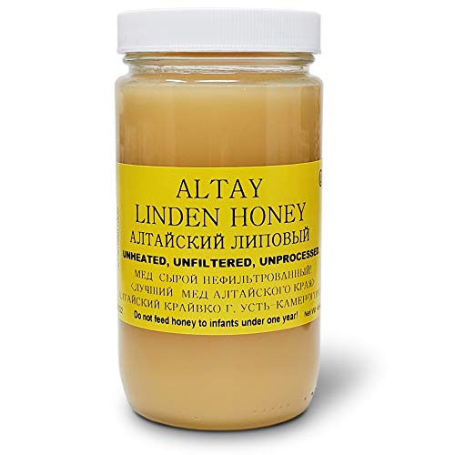 Altay Linden Honey Extremely Raw Honey 100% Natural Honey Health