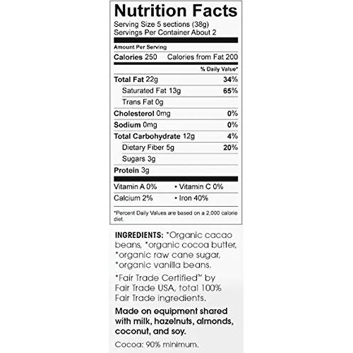 Alter Eco Organic Super Blackout Dark Chocolate Bar, 2.65 Ounce