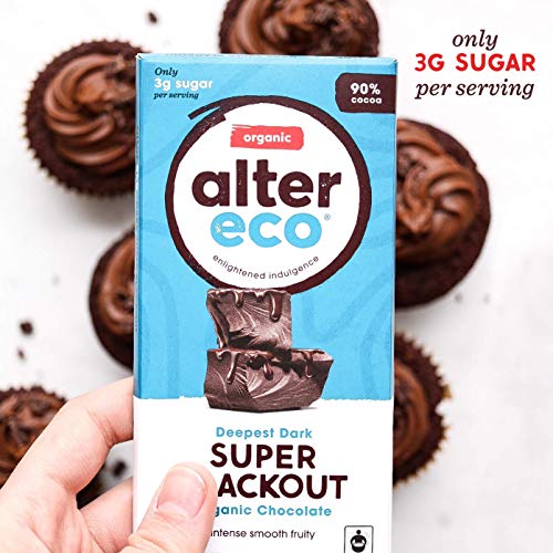 Alter Eco Organic Super Blackout Dark Chocolate Bar, 2.65 Ounce