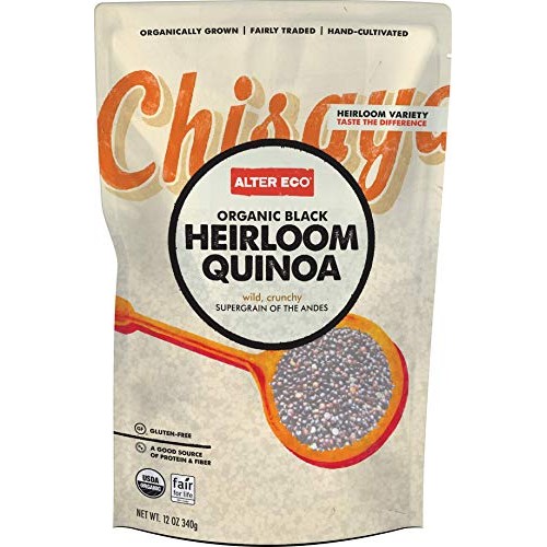 Alter Eco | Organic Black Heirloom Quinoa | Fair Trade, Gluten F