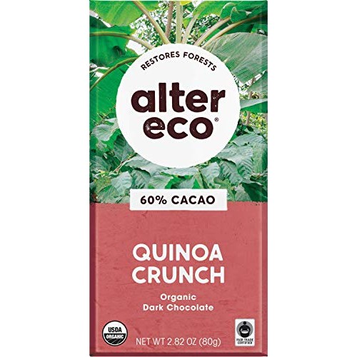 Alter Eco | Single Chocolate Bars | Pure Dark Cocoa, Fair Trade,