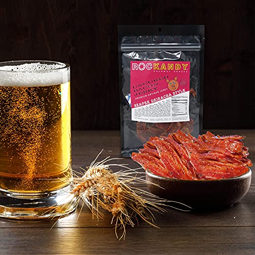 Rockandy Premium Reaper Sriracha Bacon Jerky | 9G Of Protein | M