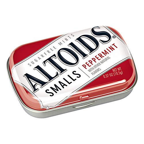 Altoids Smalls Peppermint Breath Mints 0.37 Ounce Tin Pack Of 9