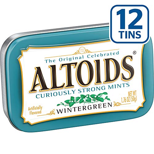 Altoids Wintergreen Mints Singles Size 1.76 Ounce 12-Count Box