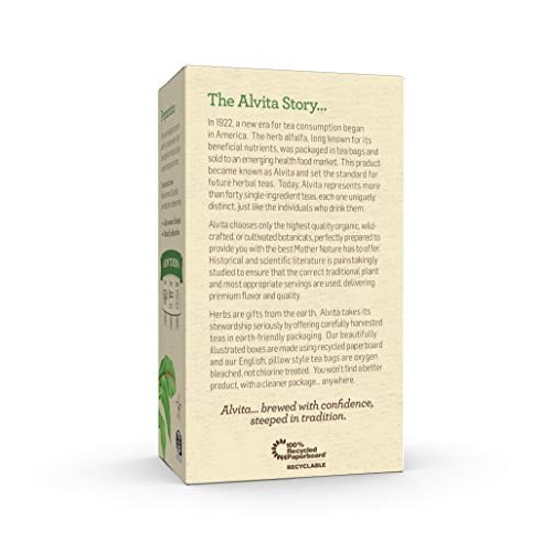 Alvita Organic Turmeric Herbal Tea - Made With Premium Quality O