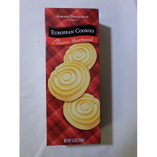 Always Delicious European Cookies Classic Shortbread: 3 Packs Of