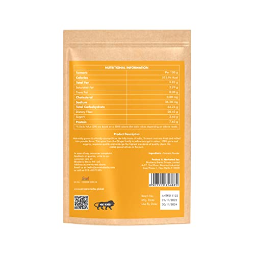 Amaara’s Turmeric Root powder | Net wt. 400 gms 14 OZ | Aromat...