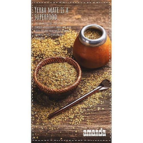 Amanda Yerba Mate Tradicional 2.2 Lbs- Loose Leaf Tea - South Am Amanda Yerba Mate Tradicional 2.2 Lbs- Loose Leaf Tea - South Am