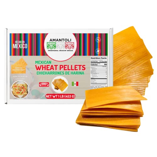Amantoli - Mexican Duritos Jumbo Wheat Rectangles 1Lb 453gr Sn...
