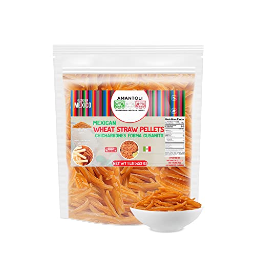 Amantoli - Mexican Wheat Duritos Chicharrones Straw Shape |1Lb ...