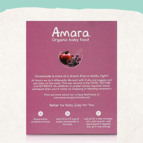 Amara Organic Baby Food | Applesauce &Amp; Maqui Berry | Homemade Ma