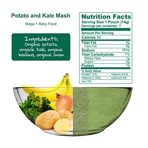 Amara Organic Baby Food | Potato Kale Mash | Homemade Made Possi