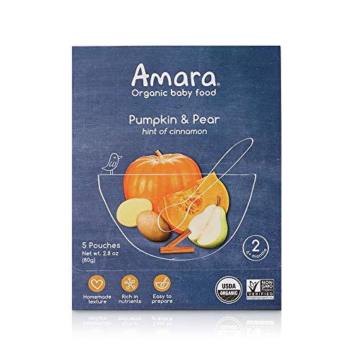 Amara Organic Baby Food | Pumpkin Pear | Homemade Made Possible