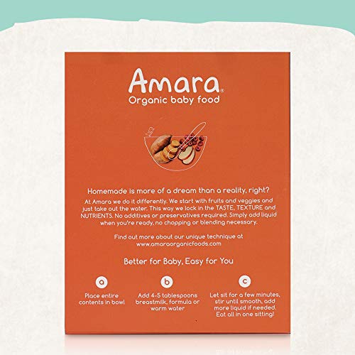 Amara Organic Baby Food | Sweet Potato Raspberry | Homemade Made