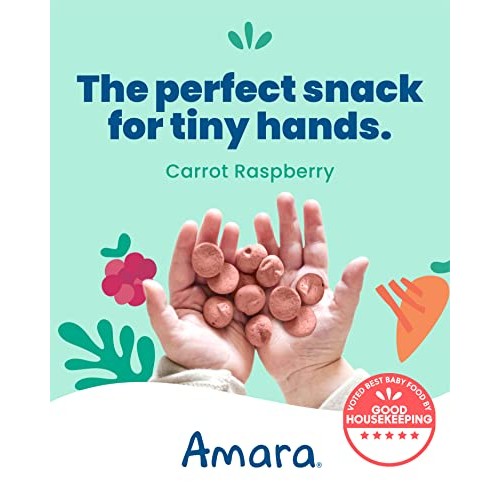 Amara Smoothie Melts - Carrot Raspberry - Baby Snacks Made With ...