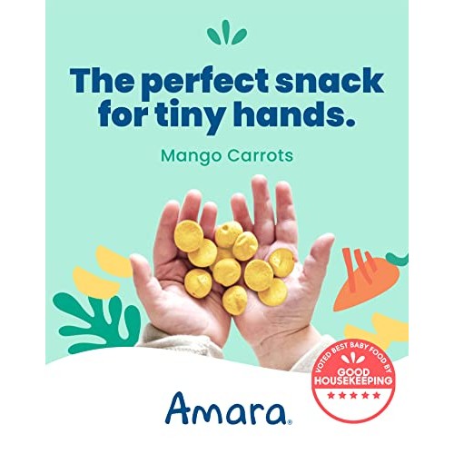 Amara Smoothie Melts - Mango Carrot - Baby Snacks Made With Frui...