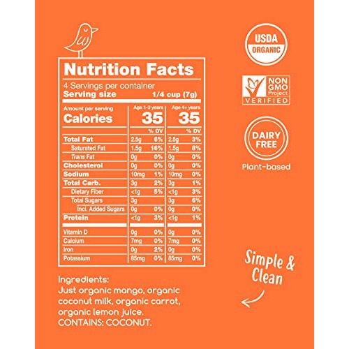 Amara Smoothie Melts - Mango Carrot - Baby Snacks Made With Frui...