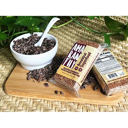 Amaranth With Cacao And Agave Syrup Protein Bar Box 8 Bars, 1.0