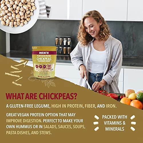 Amaranthy Chickpeas Garbanzo Beans - High Protein - High Fiber -...