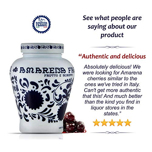 Fabbri Amarena Cherries From Italy Candied In Rich Amarena Syrup