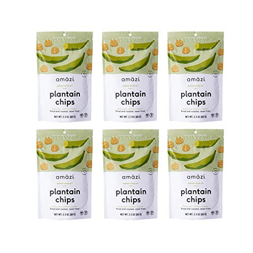 Plantain Chips By Amazi - Dried &Amp; Roasted, Organically Grown, Gl