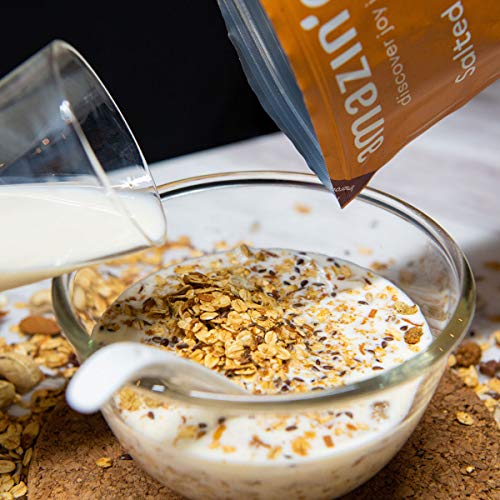 Amazin Graze Salted Gula Melaka Granola 8.8Oz - Healthy Breakfa