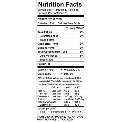 Amazin Raisin Flavor Infused Raisins Variety Pack 14 Count