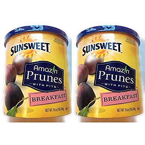 Sunsweet Amazin Prunes With Pits Breakfast Prunes - 2 16 Oz Cont
