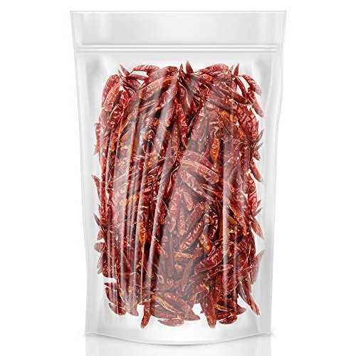Chile De Arbol 5Oz - Dried Whole Red Chili Peppers, Premium All