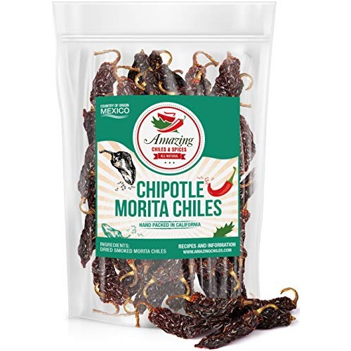 Dried Chipotle Morita Chile Peppers 10 Oz – Robust Smokey Flavor