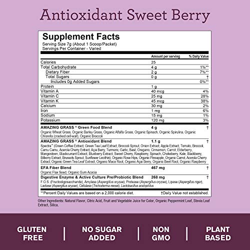 Amazing Grass Green Superfood Antioxidant: Super Greens Powder W