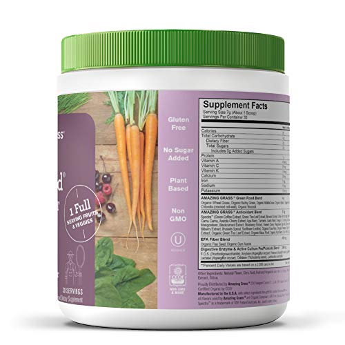 Amazing Grass Green Superfood Antioxidant: Super Greens Powder W