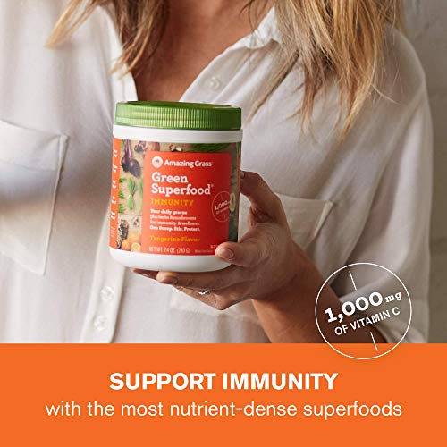 Amazing Grass Green Superfood Immunity: Super Greens Powder With