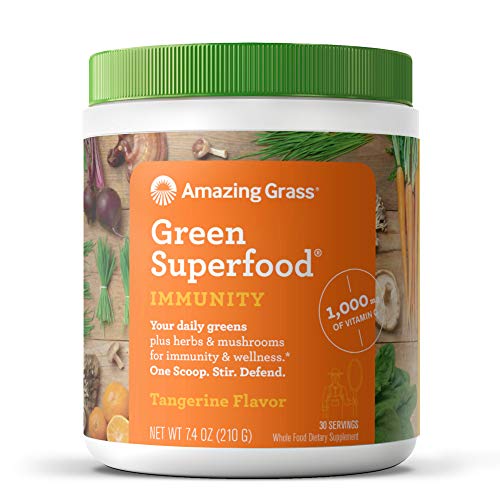 Amazing Grass Green Superfood Immunity: Super Greens Powder With