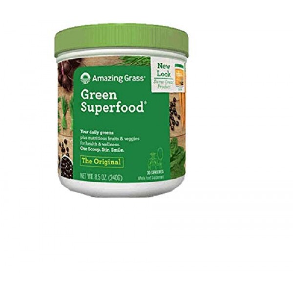 Amazing Grass Green Superfood: Super Greens Powder with Spirulin...