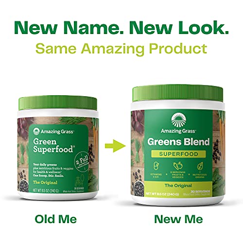 Amazing Grass Green Superfood: Super Greens Powder With Spirulin Amazing Grass Green Superfood: Super Greens Powder With Spirulin