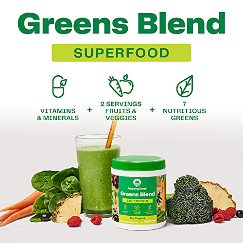 Amazing Grass Green Superfood: Super Greens Powder With Spirulin Amazing Grass Green Superfood: Super Greens Powder With Spirulin