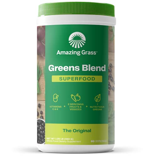 Amazing Grass Green Superfood: Super Greens Powder With Spirulin Amazing Grass Green Superfood: Super Greens Powder With Spirulin